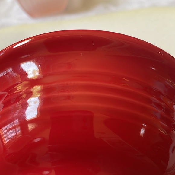 Scarlet Red Fiesta Fiestaware Homer Laughlin Salsa Fruit Bowl 5” - Picture 6 of 7